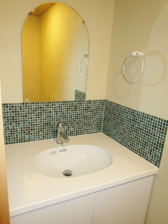 造作でオリジナルの洗面化粧台 造作でオリジナルの洗面化粧台